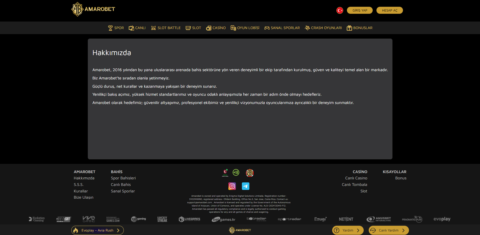Amarobet Güvenilir Bir Site mi?
